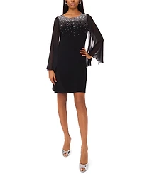 Msk Women's Embellished Crewneck Dress