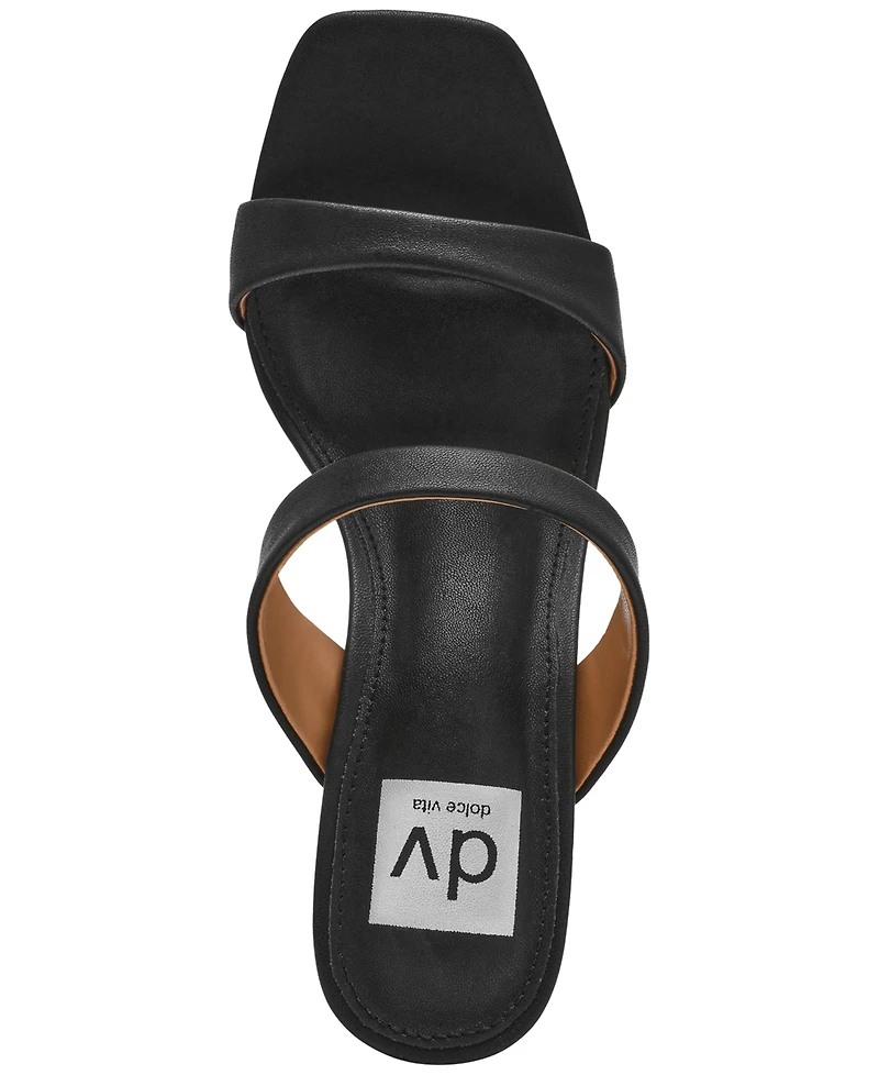 Dv Dolce Vita Women's Veniss Two-Band Blade Heel Dress Sandals