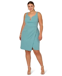 Adrianna Plus Sleeveless Midi Dress