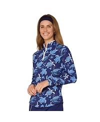 G Lifestyle Clothing Women's Sleeveless Piping Mock Neck Top