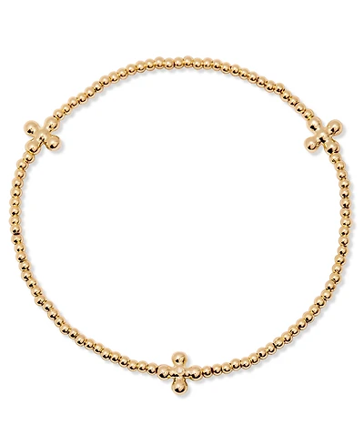 brook & york Rylee Beaded Cross Bracelet