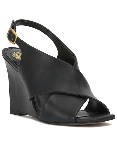 Vince Camuto Women's Ameira Cross Strap Wedge Heel Sandals