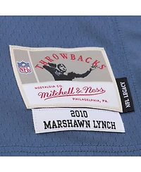 Men's Marshawn Blue Seattle Seahawks 2010 Legacy Throwback Replica Jersey