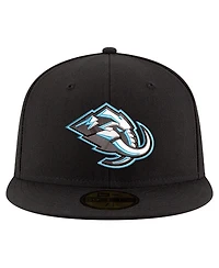 New Era Men's Black Utah Mammoth Core 59FIFTY Fitted Hat