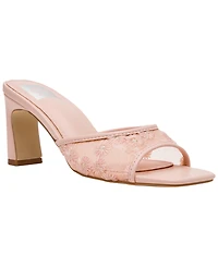 Dv Dolce Vita Women's Lennie Floral Lace Blade Heel Dress Sandals