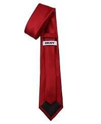 Dkny Men's Shine Satin Slim Design Tie