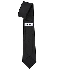 Dkny Men's Matte Satin Slim Design Tie