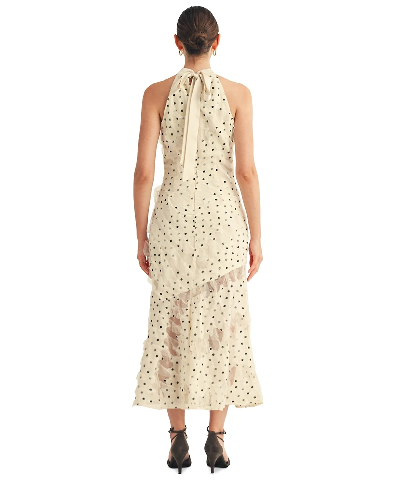 Arose Studio, Inc Women's Avelisse Halter Neck Midi Dress