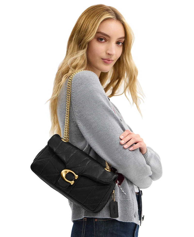 Coach Soft Quilted Tabby Leather Shoulder and Crossbody Bag