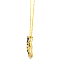 Le Vian Chocolate Diamond (0.17 ct. t.w.) and Nude Diamond (0.13 ct. t.w.) Pendant Necklace in 14k Honey Gold