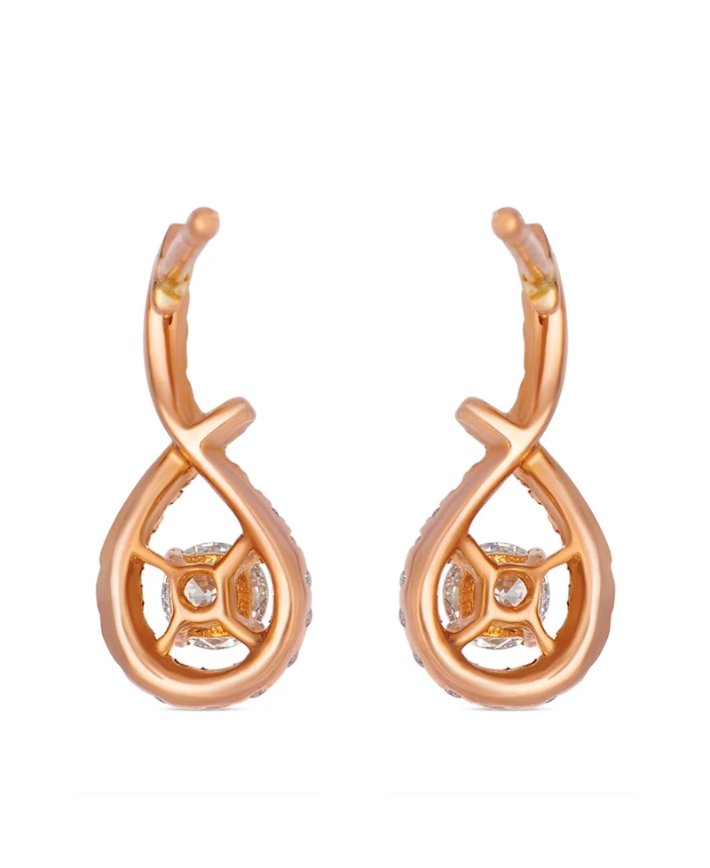 Le Vian Diamond (3/8 ct. t.w.) Drop Earrings in 14k Strawberry Gold