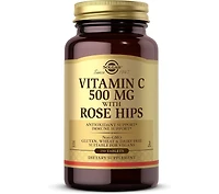 Solgar Vitamin C ,500 mg ,with Rose Hips 250 Tabs