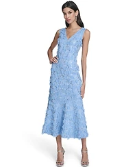 Eliza J Women's V-Neck Midi Dress