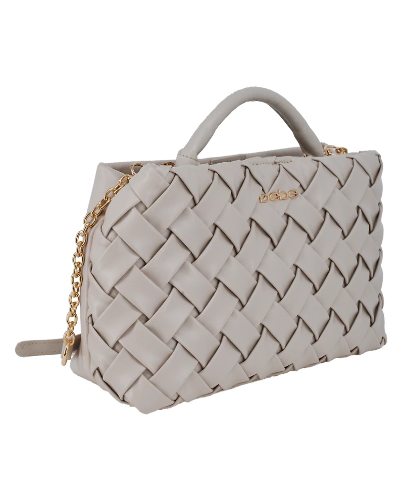 Bebe Women's Luca Small Satchel Crossbody Bag