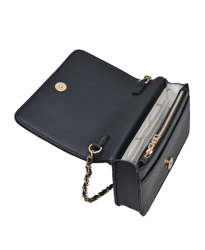 Bebe Women's Sophia Mini Crossbody Bag with Wallet