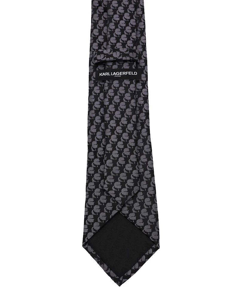 Karl Lagerfeld Paris Men's Profile Printed Classic Tie