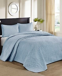 Madison Park Quebec Quilted 3-Pc. Bedspread Set