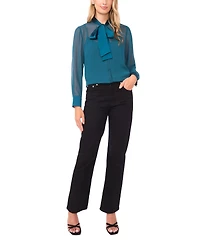 Vince Camuto Women's Long-Sleeve Button-Down Top