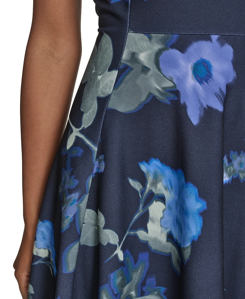 Calvin Klein Women's Short-Sleeve Crewneck Dress