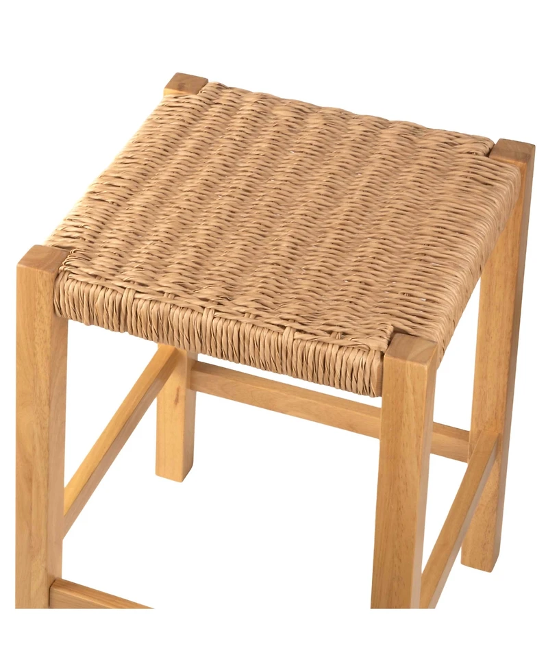 Alaterre Furniture 24" Wood Newport Counter Height Bar Stool