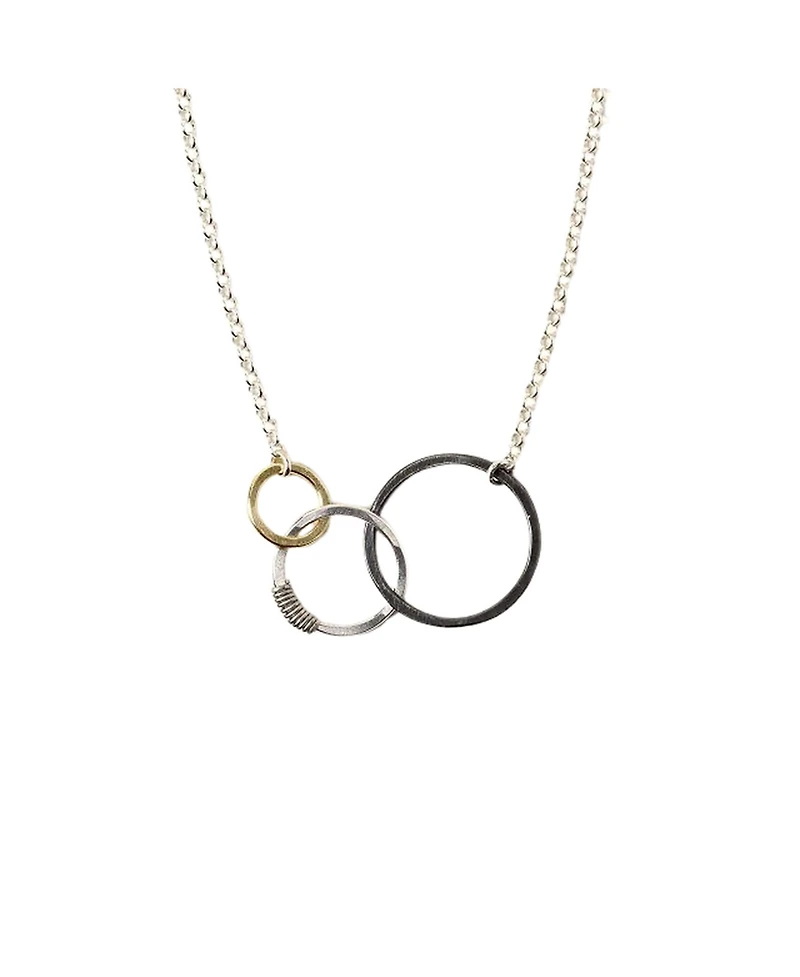 Uncommon Goods Beth Lawrence Past Present Future Sterling Silver Necklace