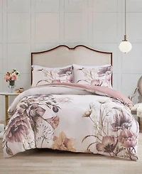 Madison Park Cassandra Cotton 3-Pc. Duvet Cover Set, Full/Queen
