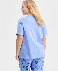 Disney Trendy Plus Stitch & Angel Graphic T-Shirt