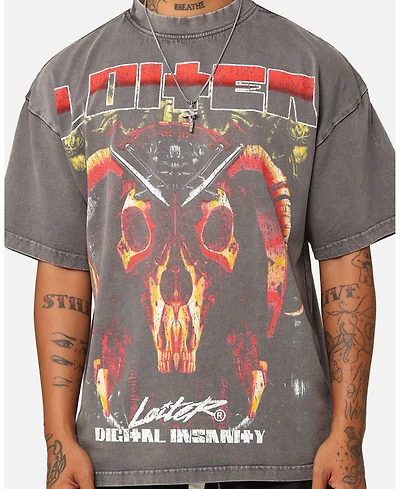 Loiter Men's Digital Insanity Vintage T-Shirt