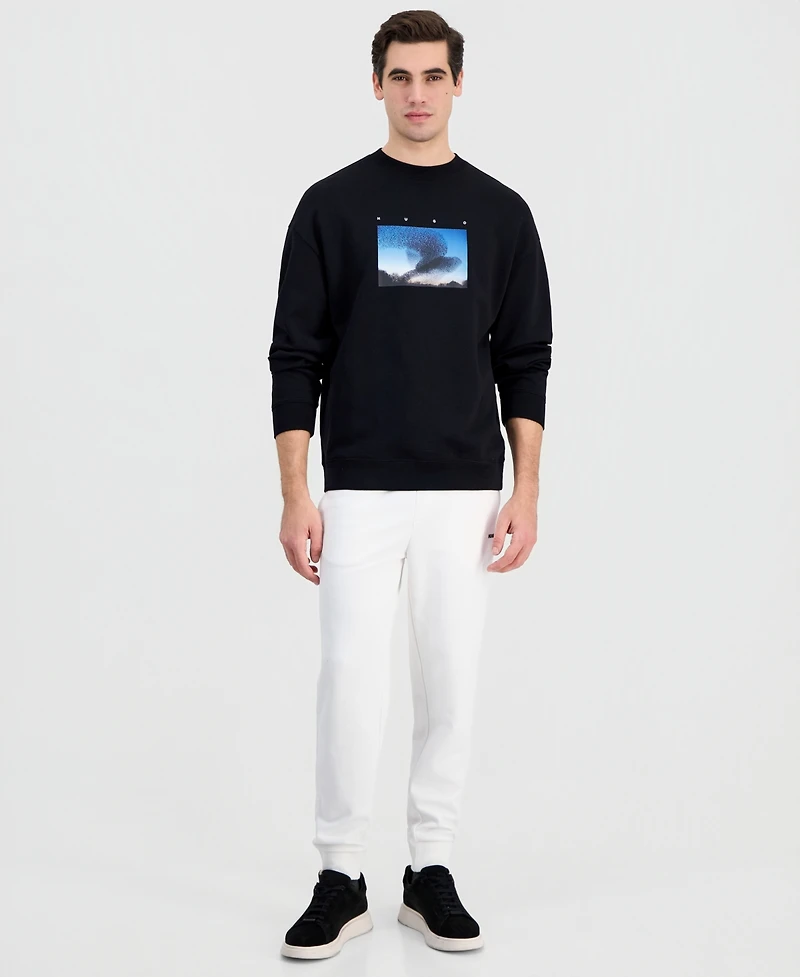 Hugo Boss Men's Dorizonto Relaxed-Fit Graphic Print Sweatshirt
