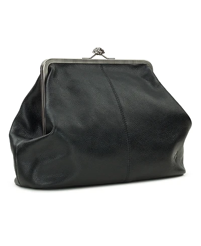 Patricia Nash Vivienne Kisslock Leather Crossbody Bag