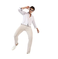 Campus Sutra Men's Checkered Regular Fit Casual Shirt