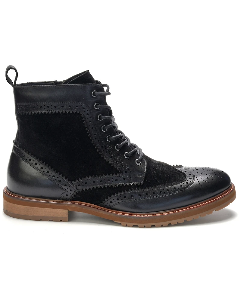 Anthony Veer Men's Langston Wingtip Lace-Up Boots