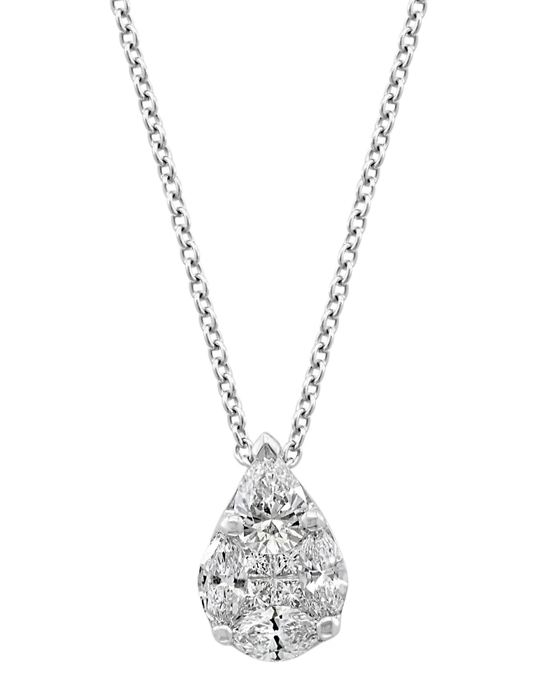 Effy Collection Diamond Pendant Necklace (3/4 ct. t.w.) in 14k White Gold