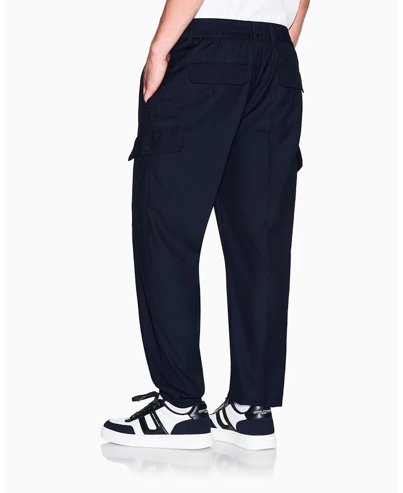 A|X Armani Exchange Men's Poly Cargo Jogger