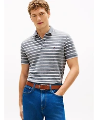 Tommy Hilfiger Men's Regular-Fit Tipped Linen Polo Shirt