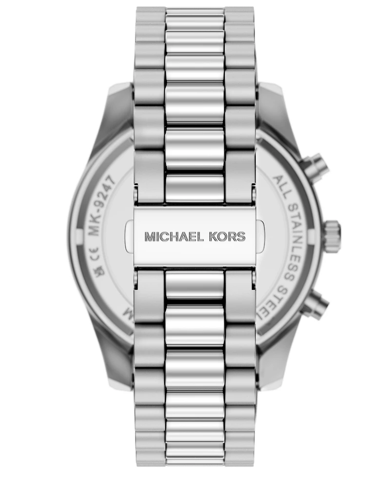 Michael Kors Men's Lexington Chronograph Stainless Steel Watch, 45mm