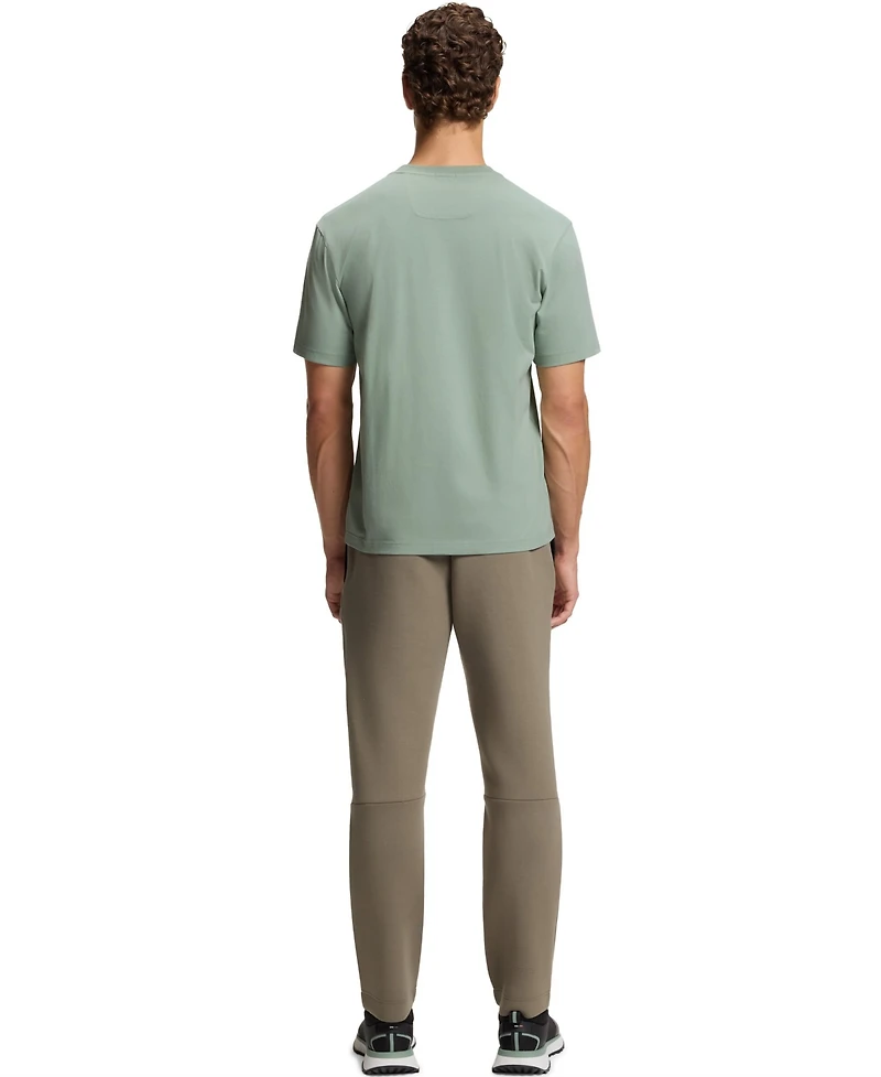 Boss by Hugo Men's Stretch Cotton Tonal Logo Relaxed-Fit T-Shirt