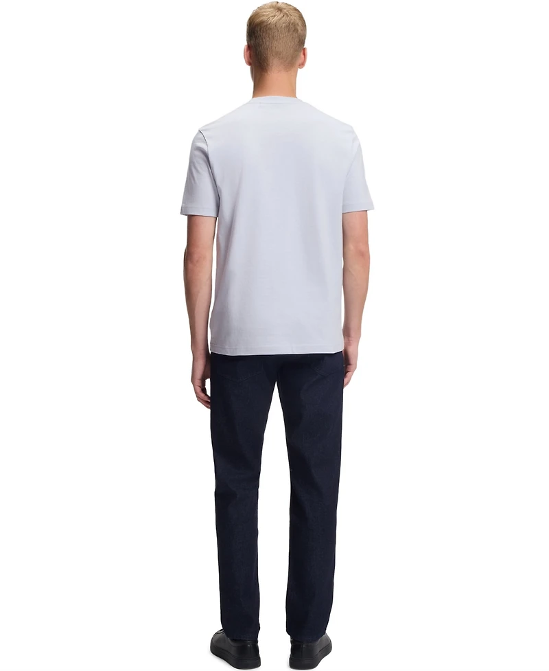 Boss by Hugo Men's Logo Print Cotton-Jersey T-Shirt