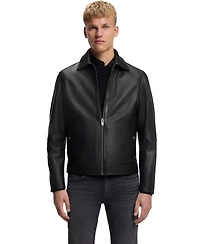 Boss by Hugo Men's Nappa Leather Regular-Fit Jacket