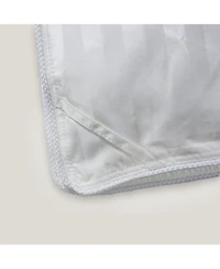 Heavyweight Silk Goose Down Fill Comforter – Stripe, King/California King