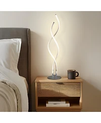 Embrace 60" Led Spiral 2-in-1 Floor or Table Lamp