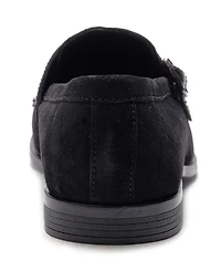 Carlos by Santana Men's Twin Buckle Strap Round-Toe Loafers