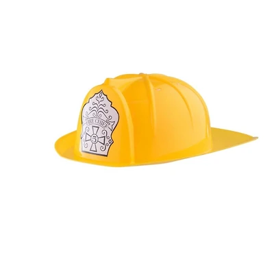 Dress Up America Yellow Fire Fighter Helmet - Kids