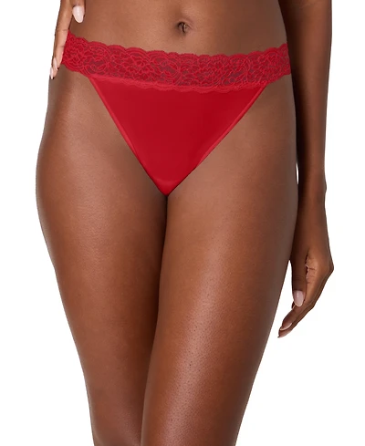 Maidenform Women's Everyday Pretty Lace Thong Panty