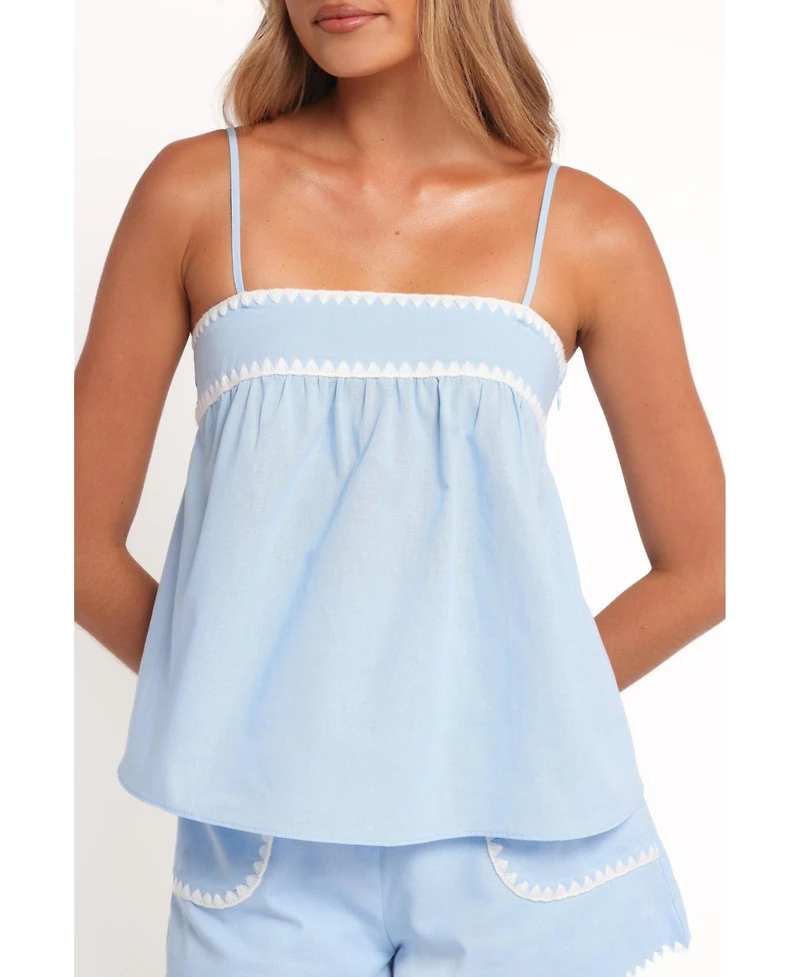 Petal and Pup Women's Lila Short Set - Blue