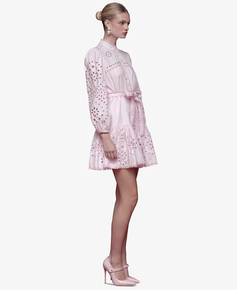 Avec Les Filles Women's Eyelet Shirtdress