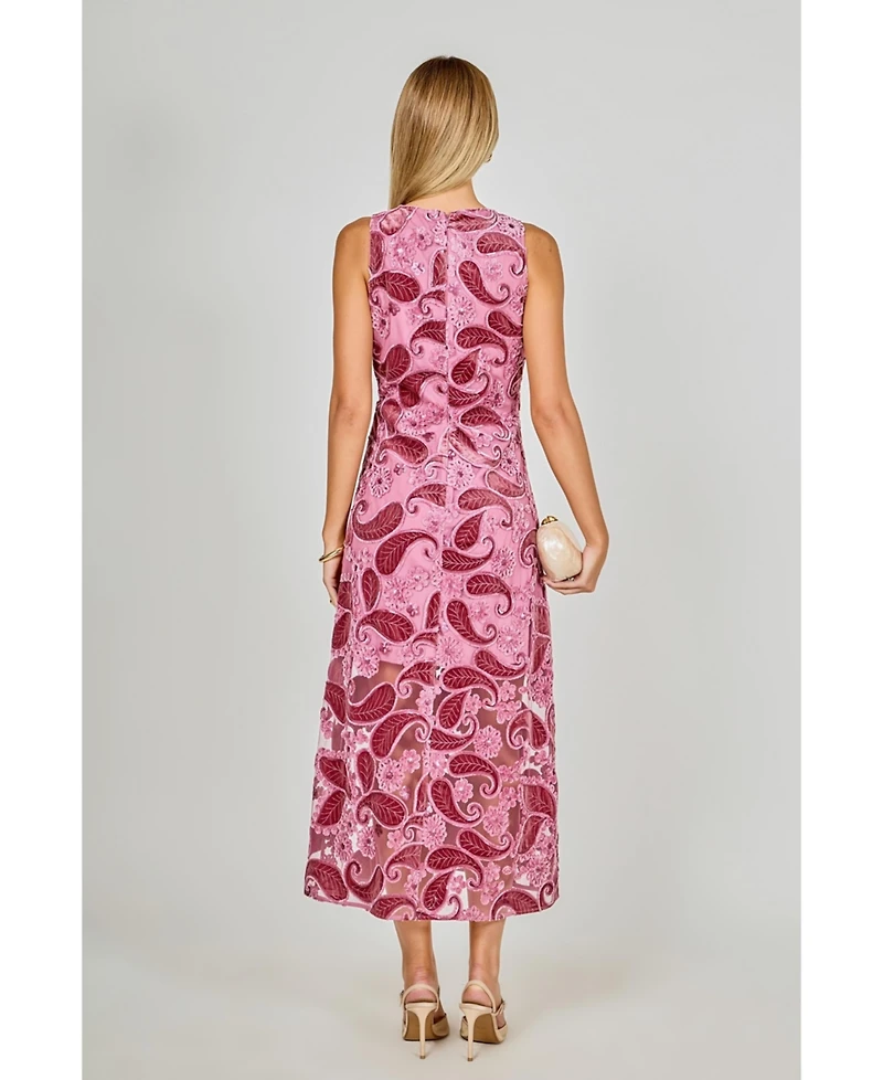 endless rose Women's Lace Cami Maxi Dress