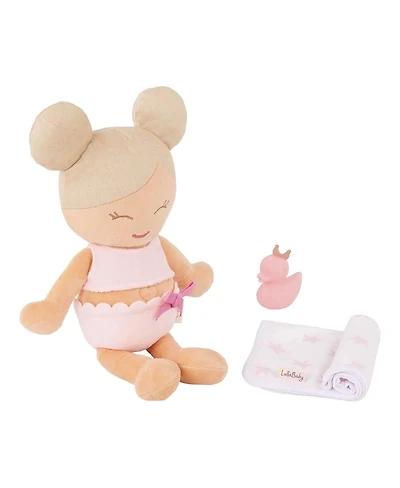 Battat 14" Plush Water Play Baby Doll & Bathtub Set