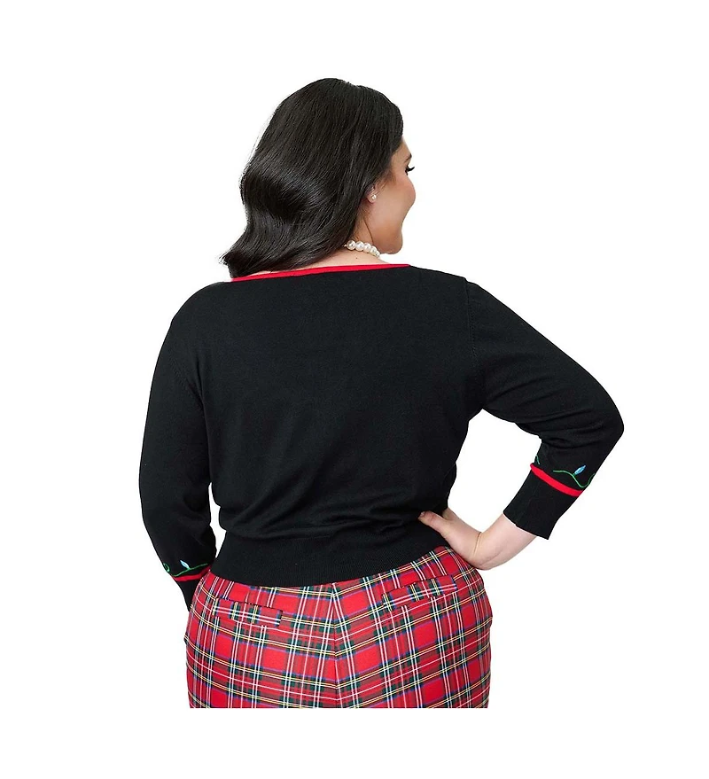 Unique Vintage Women's 1950s Crop Knit Cardigan