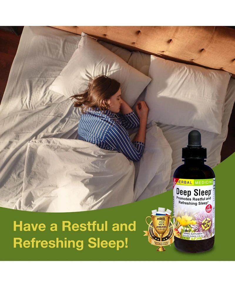 Trace Minerals Deep Sleep - Natural Herbal Sleep Aid Supplement - Non-Habit Forming